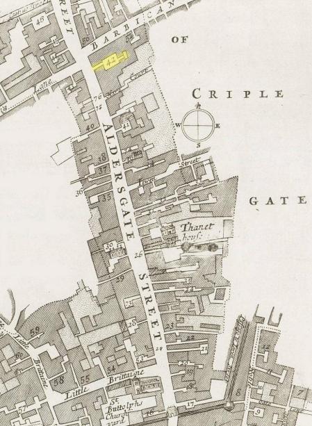 Aldersgate Street (c.1720)