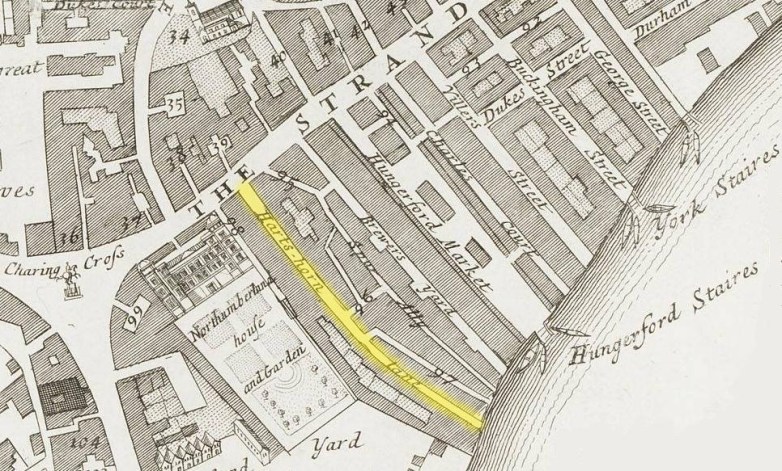 Hartshorne Lane, Westminster (1720)