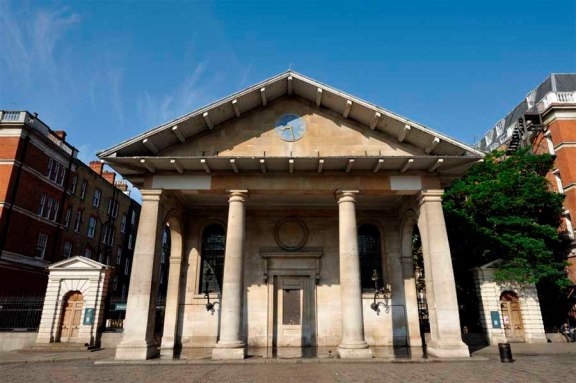 St. Paul's Church, Covent Garden - Much as it would have appeared when originally built in 1633