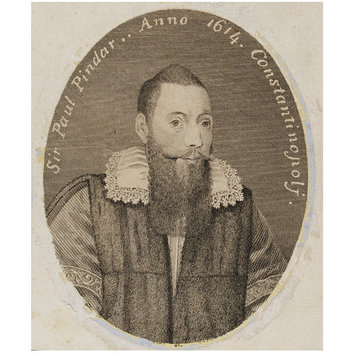 Engraved portrait of Sir Paul Pindar, by Thomas Trotter after an anonymous painting of 1614, England, 1794.