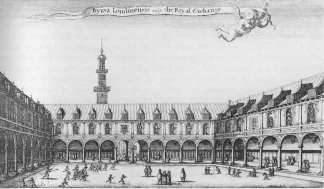 The Royal Exchange Building off Threadneedle Street London (c.1569)