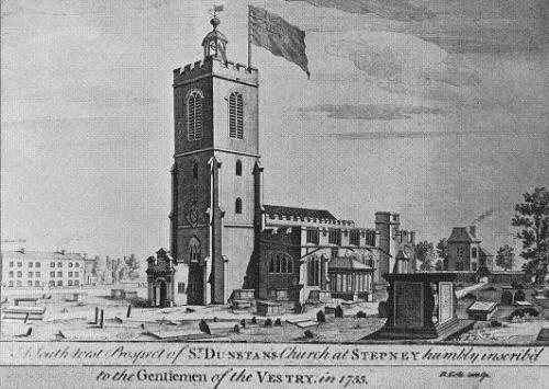 St. Dunstans and All Saints parish church, Stepney (1755)