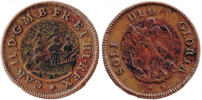 Royal Touching Ceremony Entrance Ticket or Pass dating to the reign of Charles II